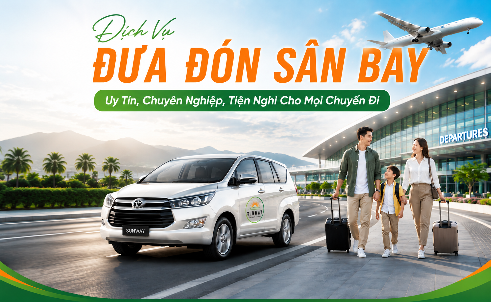Dịch Vụ Đưa Đón Sân Bay Uy Tín, Chuyên Nghiệp, Tiện Nghi Cho Mọi Chuyến Đi