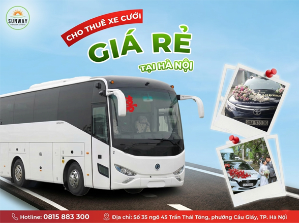 Thuê Xe Cưới Sunway - Cho Thuê Xe Cưới Giá Rẻ Tại Hà Nội
