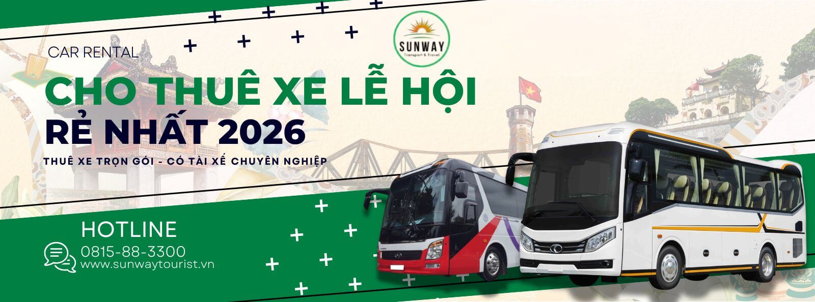 Cho thuê xe đi lễ hội 2026