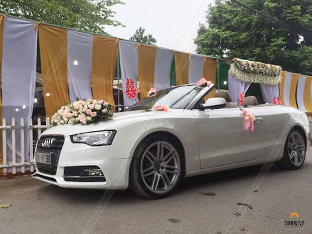 Cho thuê xe cưới Audi S5 mui trần tại Hà Nội